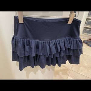 Lucky in Love navy tennis skirt.